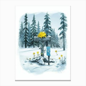 Snowy Forest 2 Canvas Print