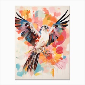 Bird Painting Collage Osprey 1 Canvas Print