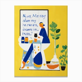 No Me Moi Canvas Print