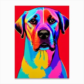 Irish Setter Andy Warhol Style dog Canvas Print