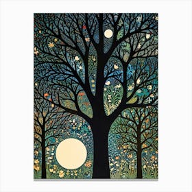 William Morris Tree Of Life 19 Canvas Print