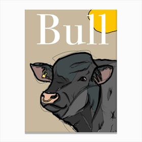 The Bull Canvas Print