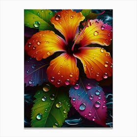 Hibiscus Flower 6 Canvas Print