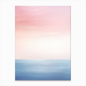 Abstract Pink And Blue Ocean Background Canvas Print