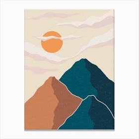 Mountain Landscape Canvas Print