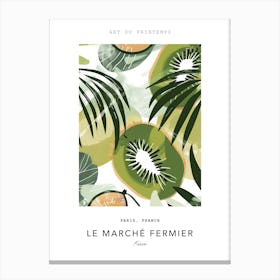 Kiwi Le Marche Fermier Poster 2 Canvas Print