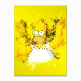 Simpsons Canvas Print