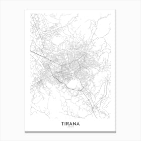 Tirana Canvas Print