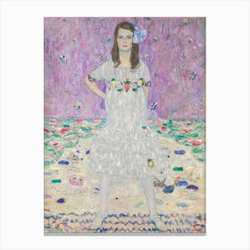 Mäda Primavesi Gustav Klimt, junges Mädchen pastel Malerei Canvas Print