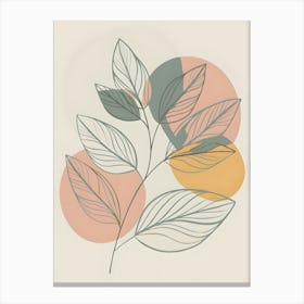 Abstract Leaf 2 Canvas Print