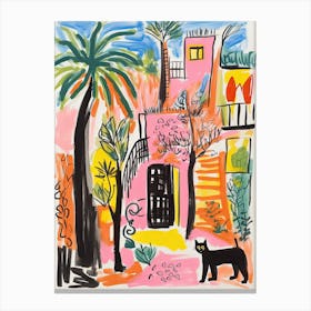 Baghdad, Dreamy Storybook Illustration 2 Canvas Print