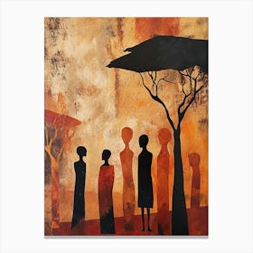 The African People; A Boho Ballad Canvas Print