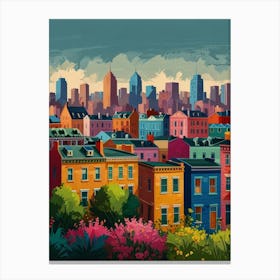 Boston Cityscape Canvas Print