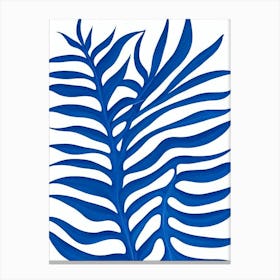 Burle Marx Philodendron Stencil Style Plant Canvas Print