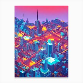 Abstract Cityscape 5 Canvas Print