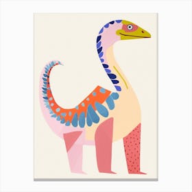 Nursery Dinosaur Art Oviraptor 2 Canvas Print