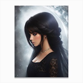 Gothic Girl Canvas Print