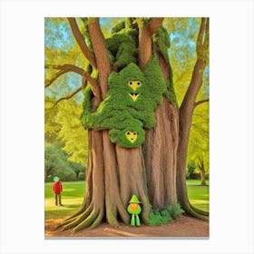 Mossy Tree 1 Canvas Print