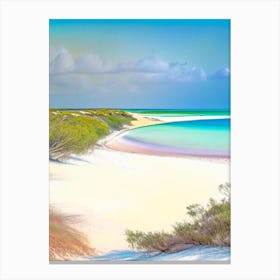 Bazaruto Archipelago Mozambique Soft Colours Tropical Destination Canvas Print