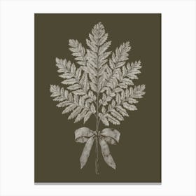 Vintage Fern Canvas Print