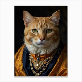 Portrait Of A Cat 5 Canvas Print