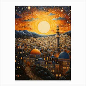 The Dome of the Rock Majesty Canvas Print
