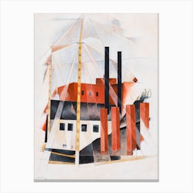 Piano Mover's Holiday , Charles Demuth Canvas Print