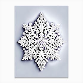 Intricate, Snowflakes, Marker Art 3 Canvas Print