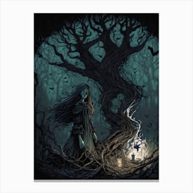 Witch Girl 1 Canvas Print