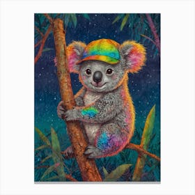 Rainbow Koala 2 Canvas Print