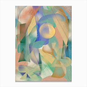 Morning In Wonderland Abstract Colourful Canvas Print