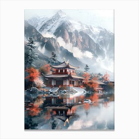 Asian Painting Canvas Print