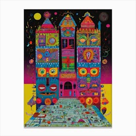 House Of Psychedelia Canvas Print