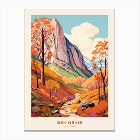Ben Nevis Scotland 4 Hike Poster Canvas Print