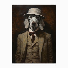 Gangster Dog English Setter Canvas Print