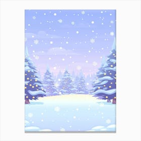 Christmas Landscape Canvas Print