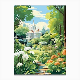 Bellevue Botanical Garden Usa Illustration 1  Canvas Print