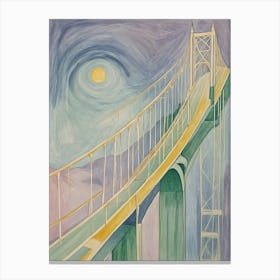 Abstract Bridge Canvas Print