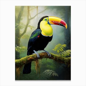 Toucan Treasure: Jungle Bird Wall Decor Canvas Print