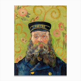 Vincent Van Gogh Postman Joseph Roulin Canvas Print