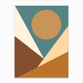 Geometric Sun 1 Canvas Print