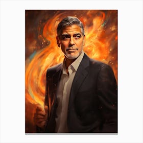 George Clooney (3) Canvas Print