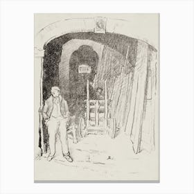Arches, Via Strozzi Alice in Wonderland Canvas Print