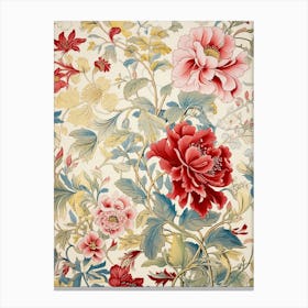 Floral Wallpaper 60 Canvas Print