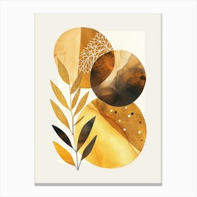 Golden Circles Canvas Print Canvas Print