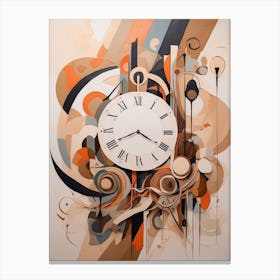 Abstract Clock 1 Canvas Print