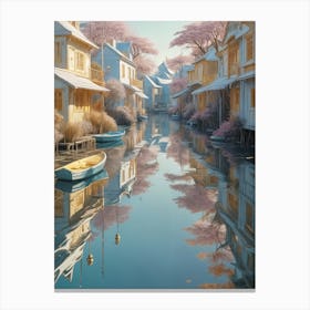 Water Village no1 Canvas Print