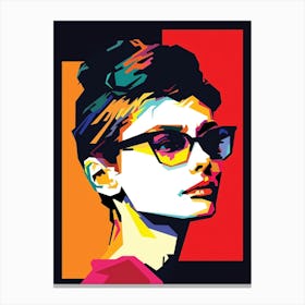 Audrey Hepburn Canvas Print