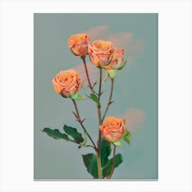 Roses Stock Videos & Royalty-Free Footage Canvas Print