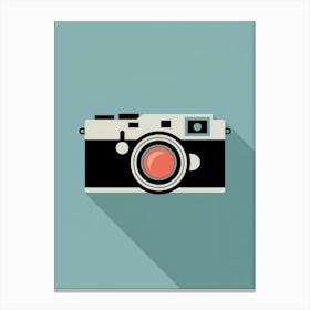 Retro Camera 60's, Vintage Canvas Print